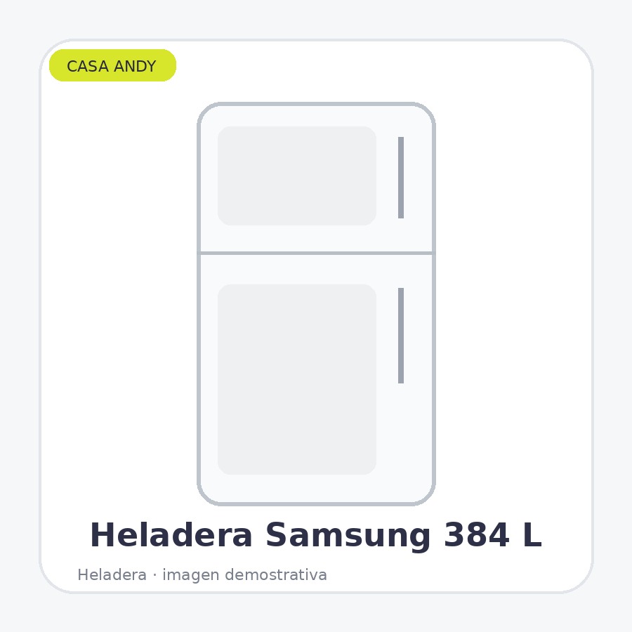 Heladera Samsung 384L Digital Inverter